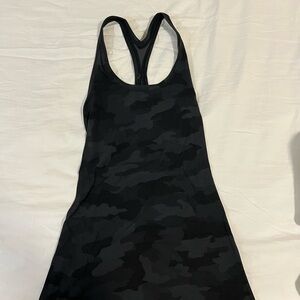 Black Camouflage Racerback Tank Top